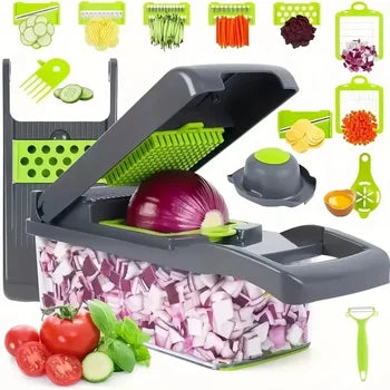 Multifunctional Vegetable Chopper Handle Food Grate Food