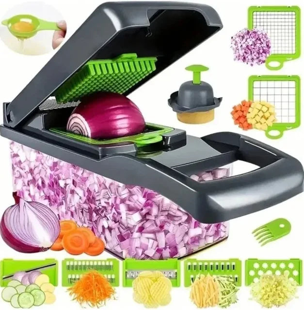 Multifunctional Vegetable Chopper Handle Food Grate Food