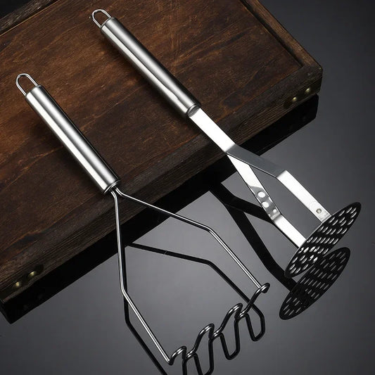 Stainless Steel Potato Masher Manual Fruit Vegetable Pressure Mud Machine
