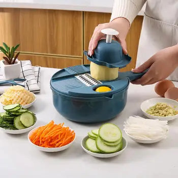 Multi-functional Vegetable Chopper Carrots Potatoes Manual