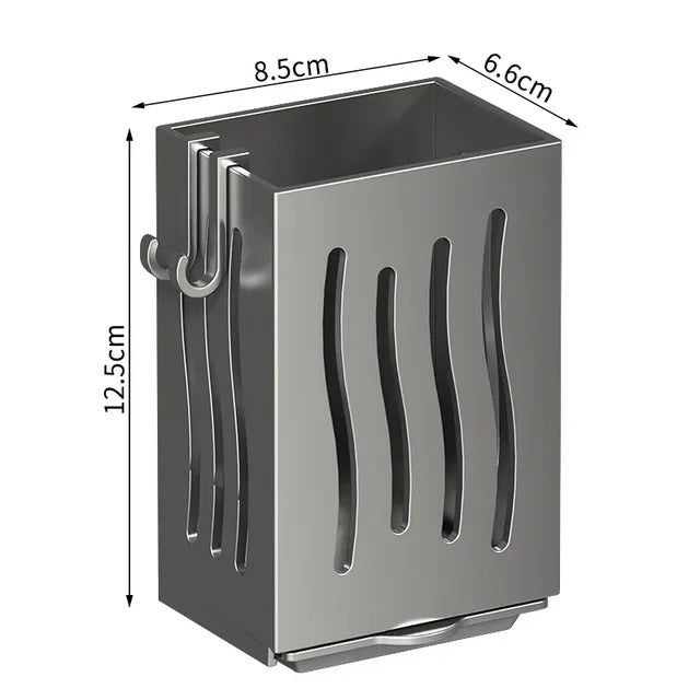 Kitchen Utensil Rack Draining Chopstick Spoon Holder Multifunctional Dish